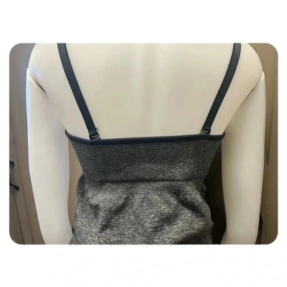 Bravado Basics Maternity  Nursing Slimming Long Black Grey Tank Top Size XL - Picture 4 of 10